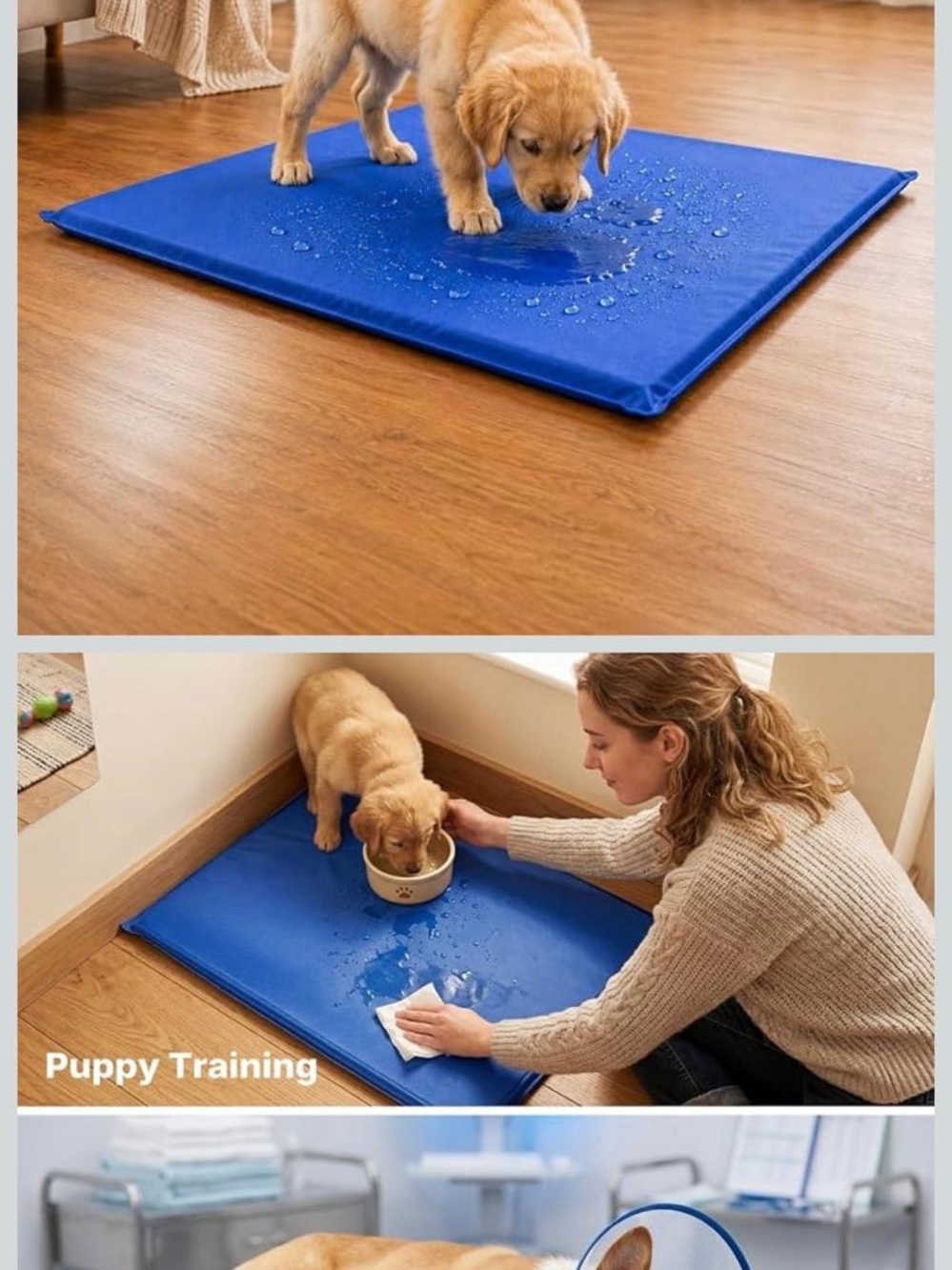 Veehoo waterproof dog crate pad